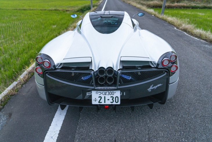 rare pagani huayra with the $180k pacchetto tempesta package hits the market