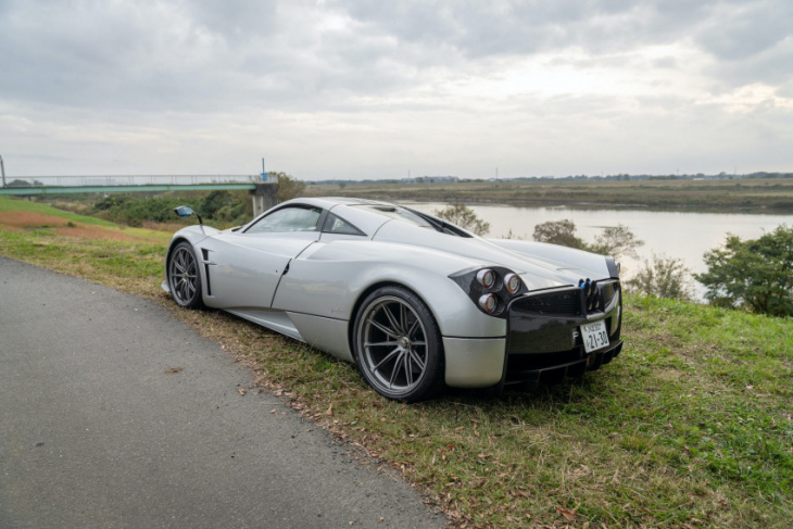 rare pagani huayra with the $180k pacchetto tempesta package hits the market