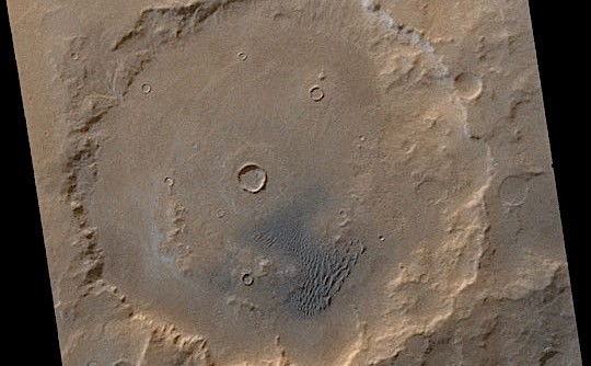 martian gullies look like a herd of giant alien creatures, with babies