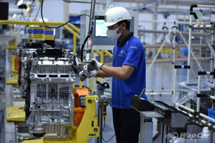 proton opens new tg malim engine assembly line, first outside of china to make geely's 3-cyl 1.5t engine
