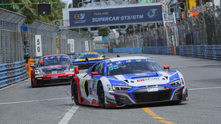 floirendo powers audi r8 lms to strong finish in thailand series