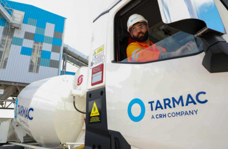 tarmac orders zero-emission electric mixer truck