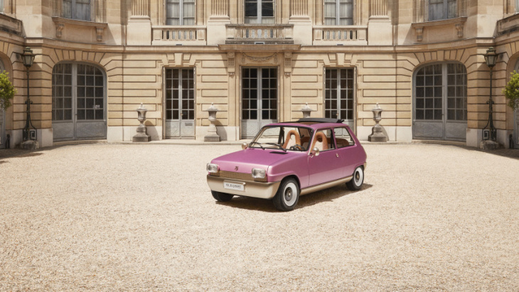 this sparkling renault show car celebrates the 5's 50th birthday