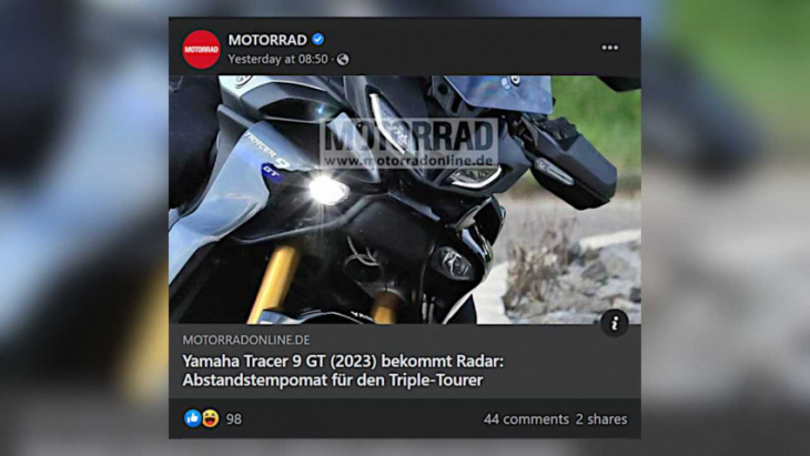 is yamaha bringing radar adaptive cruise control to the 2023 tracer 9 gt?