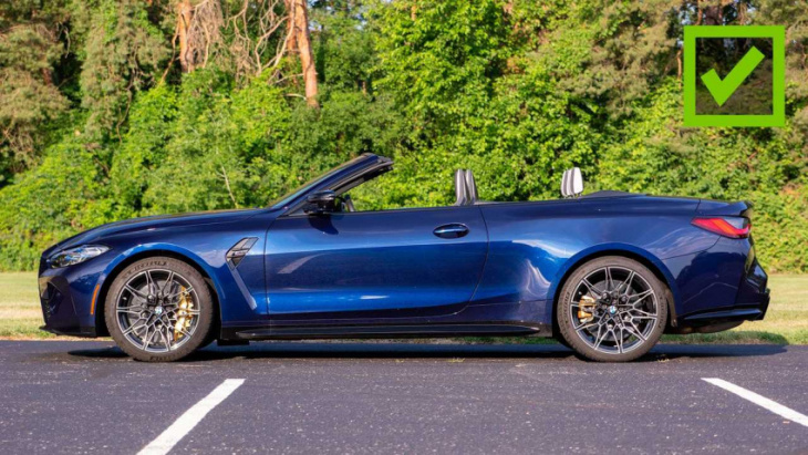 2022 bmw m4 competition convertible pros and cons: class of one