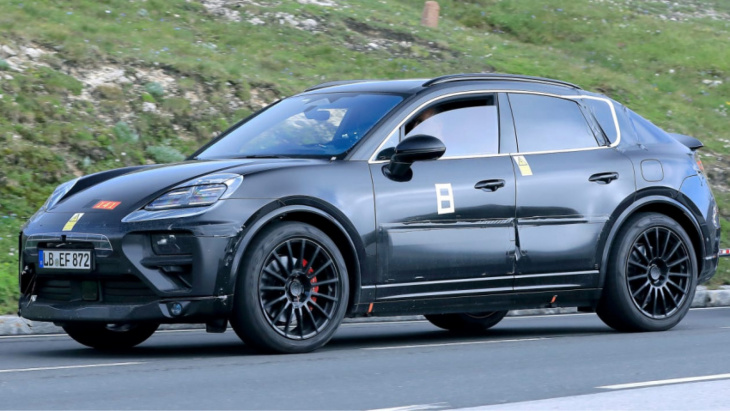 porsche macan ev: new all-electric luxury suv spotted testing