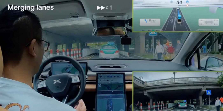 xpeng teases video of city navigation guided pilot: is it a better adas than tesla fsd beta?