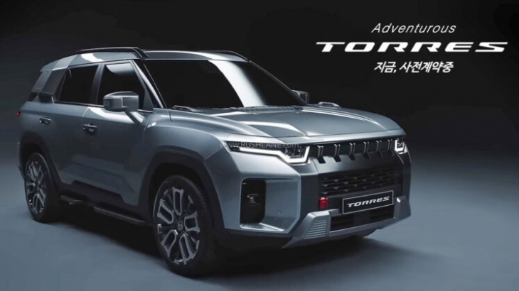 ssangyong torres suv first real world photos – 170 bhp, awd, krw 27.4m (rs 16 l)