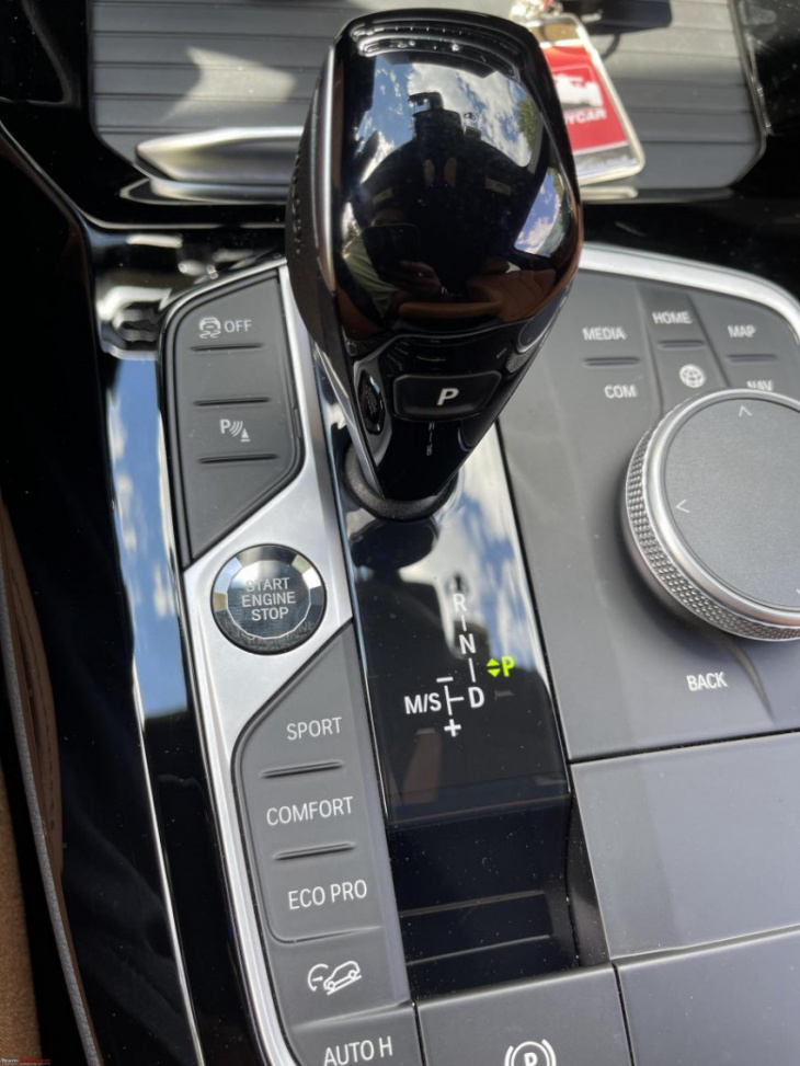 2022 bmw x3 m40i: crystal start/stop button and other modifications