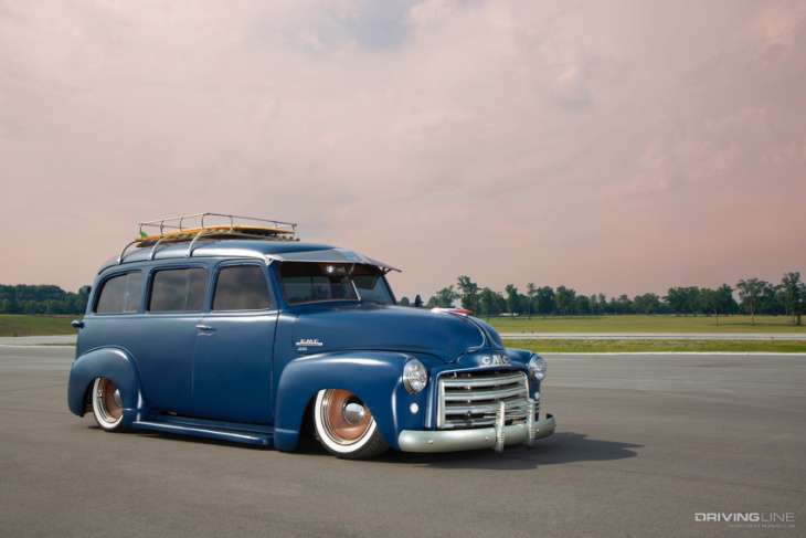 suburban legend: this '50 chevy suv is the ultimate summertime family cruiser