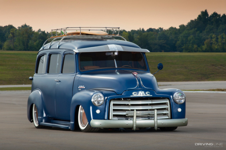 suburban legend: this '50 chevy suv is the ultimate summertime family cruiser