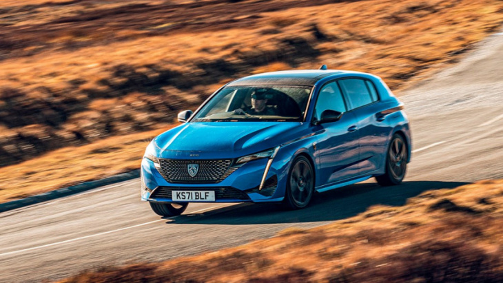 peugeot 308 vs vw golf vs mercedes a-class plug-in hybrid group test (2022) review