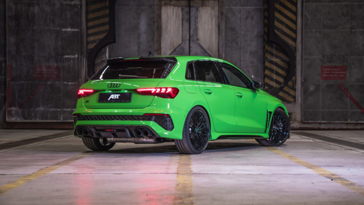 abt’s audi rs3-r has 493bhp and a spiky aero package