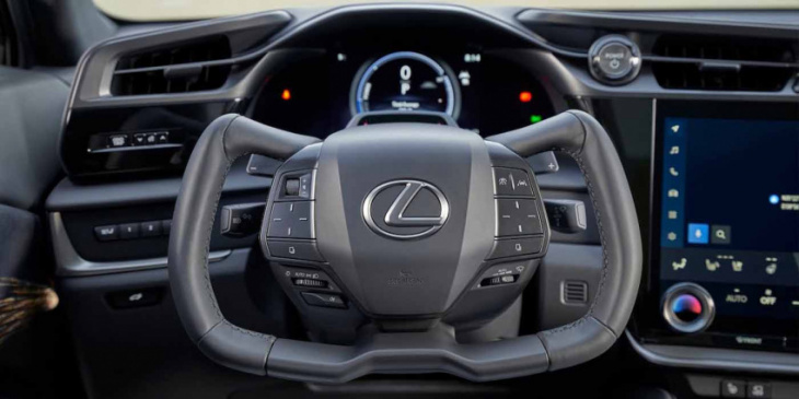 check out the steer-by-wire yoke on the lexus rz 450e: video game driving comes to life