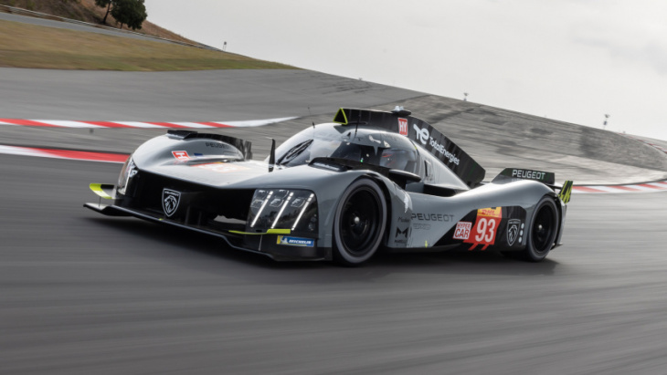 the peugeot 9x8 is making its racing debut at monza this weekend