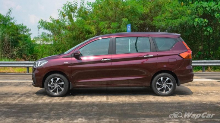 the suzuki ertiga hybrid just launched in indonesia and already accounts for over 70% of ertiga bookings