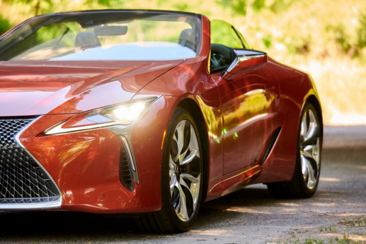 android, luxury review: 2022 lexus lc 500 convertible