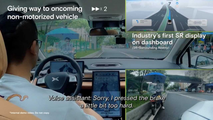 xpeng shows impressive city navigation guided pilot autonomous drive video