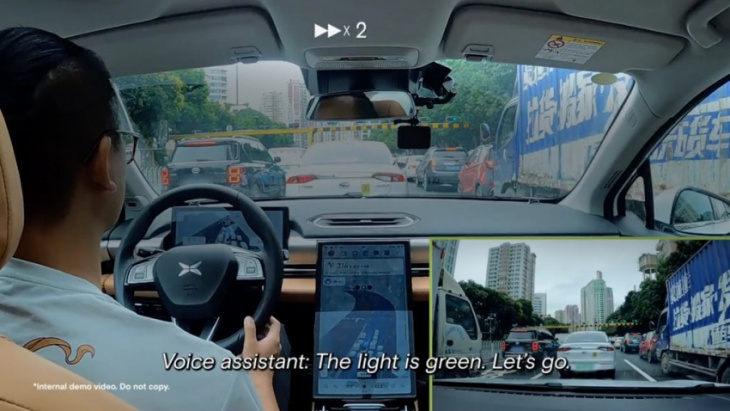 xpeng shows impressive city navigation guided pilot autonomous drive video