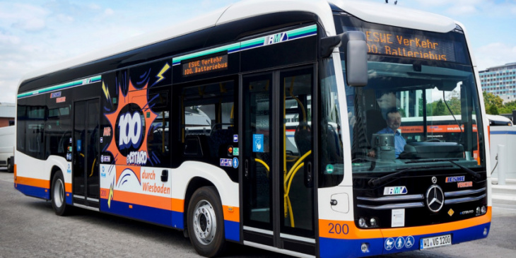 wiesbaden receives it’s 100th elecctric bus