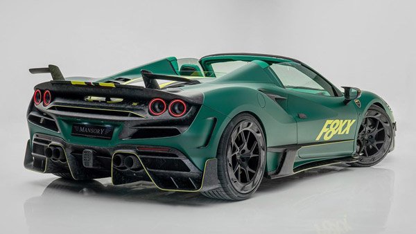 the 868bhp mansory ferrari f8xx spider will make you green with envy