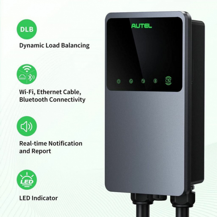 amazon, autel maxi us ac w10-n14-h home electric vehicle charger on sale