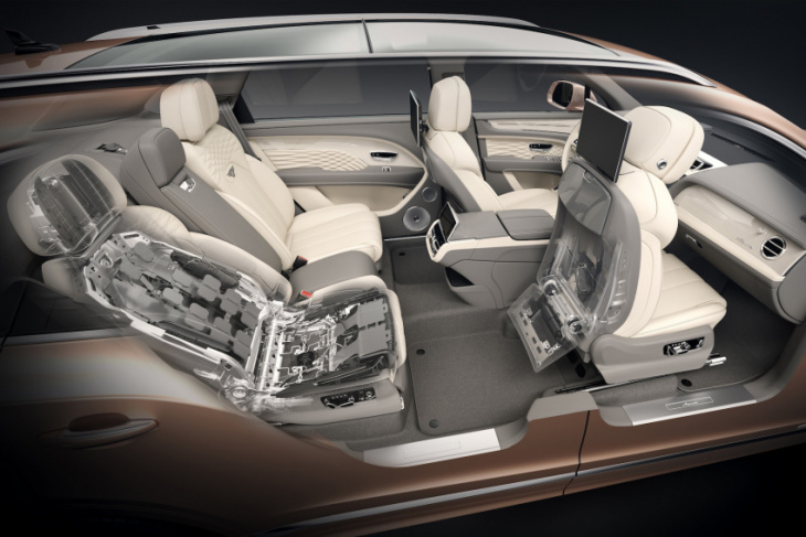 bentley unveils airline seat specification for bentayga, world-first tech
