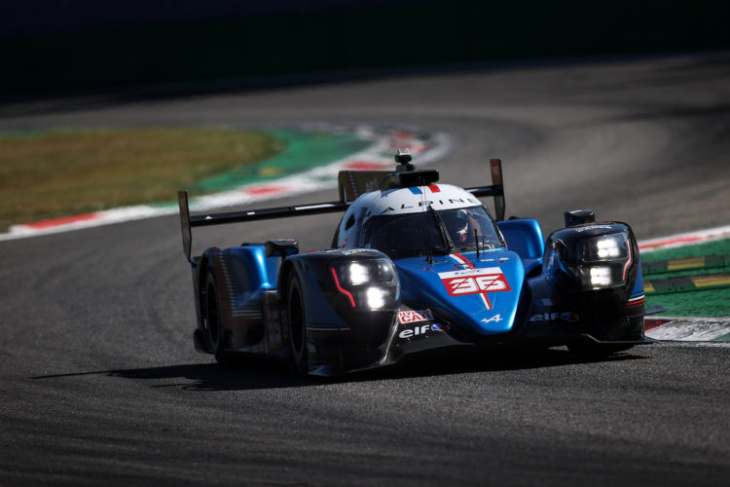 alpine hold fragile lead over toyota with 2 hours to go at monza
