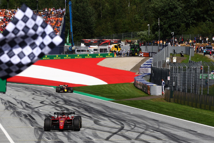 f1 austrian grand prix wrap: leclerc passes verstappen three times and wins