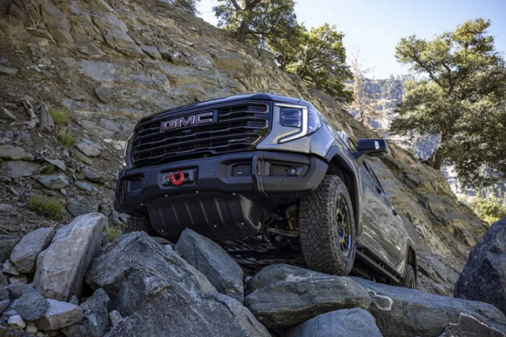 android, the 2023 gmc sierra at4x aev actually means business