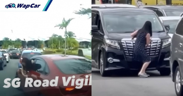kia cerato vs toyota alphard debacle on causeway; video shows how it started