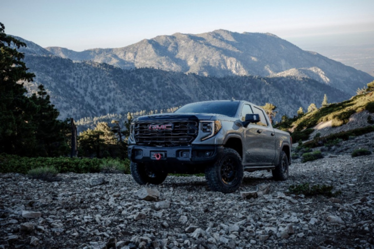 the gmc at4x aev edition has some crazy cool upgrades