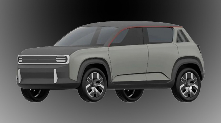 new renault 4 electric imagined