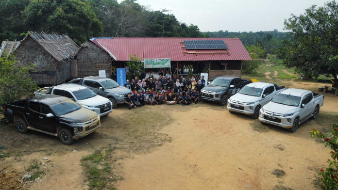 mitsubishi motors malaysia donates solar power systems to orang asli communities