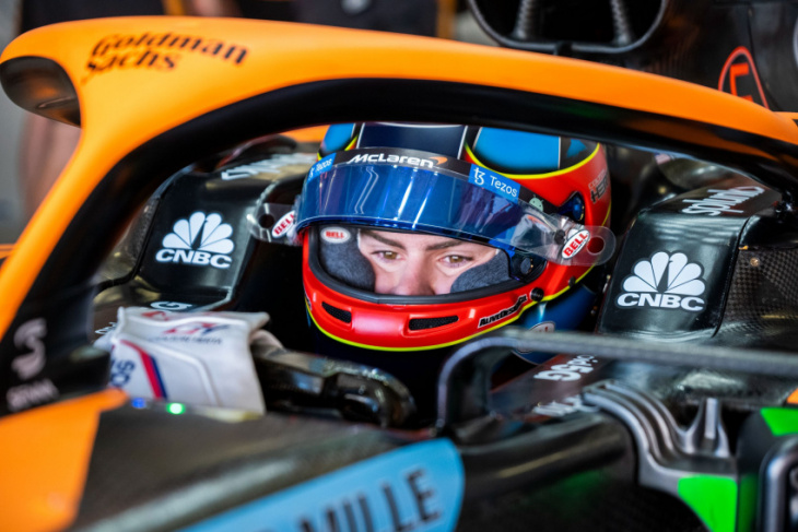 colton herta opens eyes, if not doors, at mclaren with f1 test in portugal