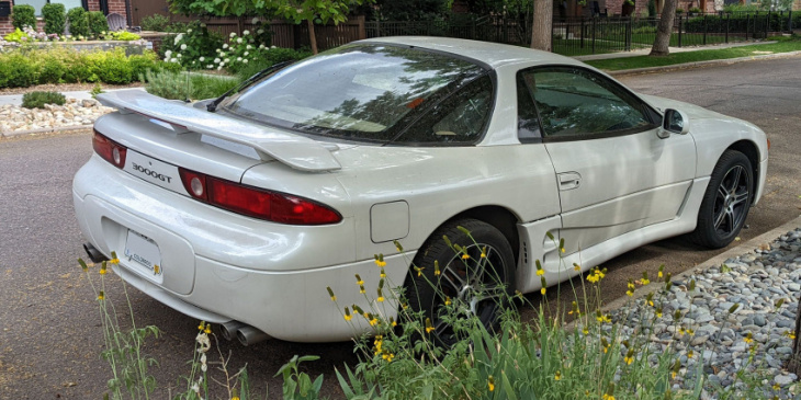 1996 mitsubishi 3000gt is down on the denver street
