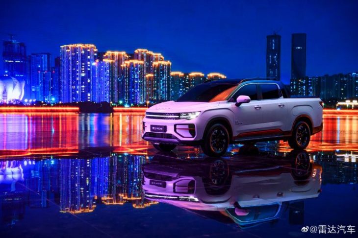 geely's radar rd6 ev pick-up truck debuts in china with 600 km range