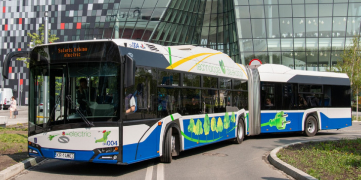 20 electric solaris buses ordered for kraków