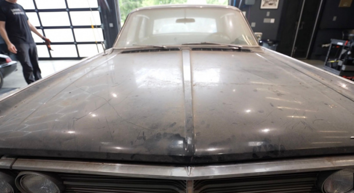 1966 mercury montclair abandoned in a barn for 26 years