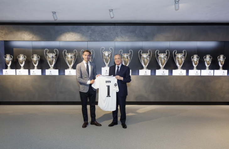 real madrid drops audi, uses bmw electric vehicles