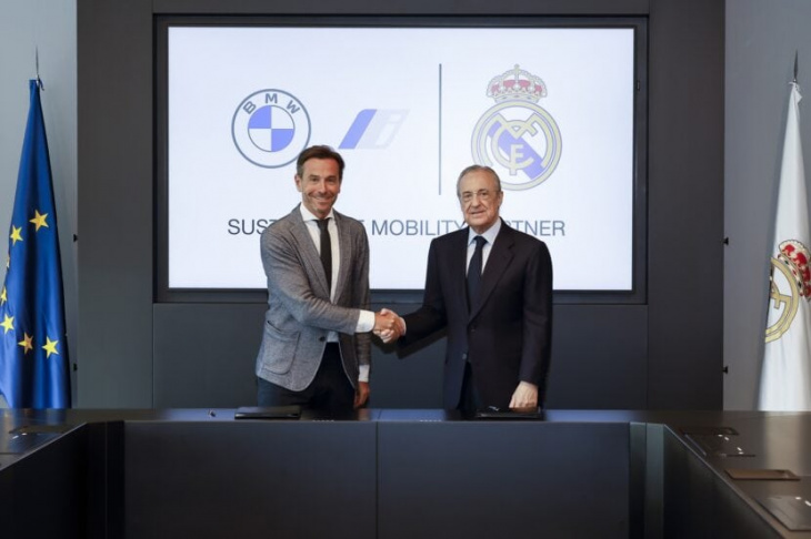 real madrid drops audi, uses bmw electric vehicles