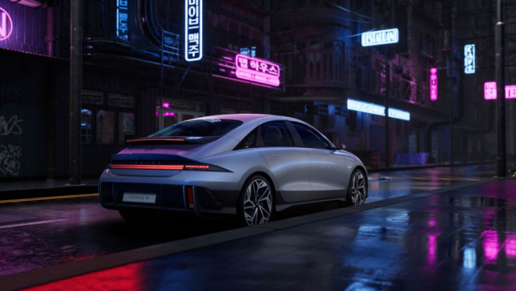 hyundai reveals ioniq 6 – young, hip, efficient and latest challenge to model 3