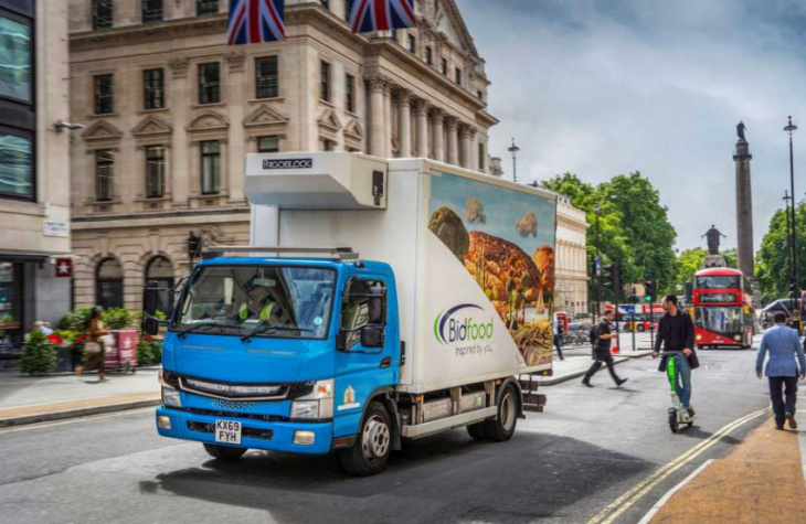 bidfood takes on electric truck for london deliveries