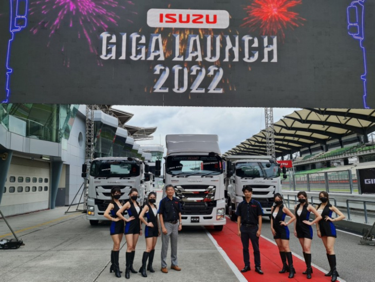 isuzu launches new giga trucks