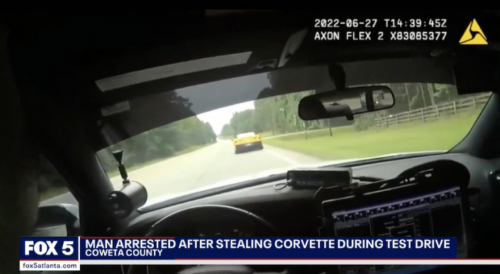 man takes c7 corvette for test drive, unsuccessfully tries to steal it