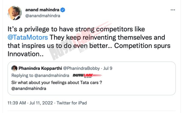 mahindra plans to overtake tata motors in electric suv race