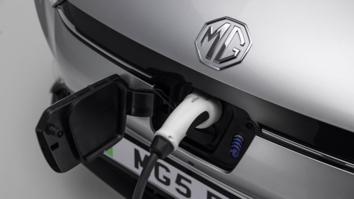 android, the new mg 5 ev estate will start from just over £30k