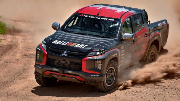 mitsubishi triton gets rally ready for competition in november