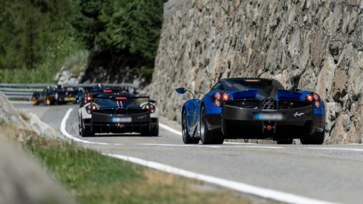 in pictures: pagani's glorious 2022 'vanishing point' tour