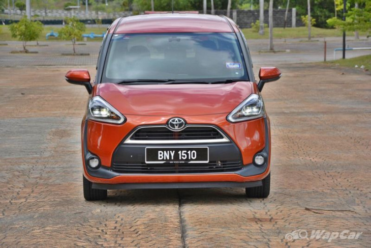 used toyota sienta - from rm 56k, skip the alza's 6-month waiting period and get 2 powered sliding doors for free